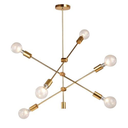 Lustre Luminária de Teto Sputnik Eternity (06 lâmpadas) - Decors