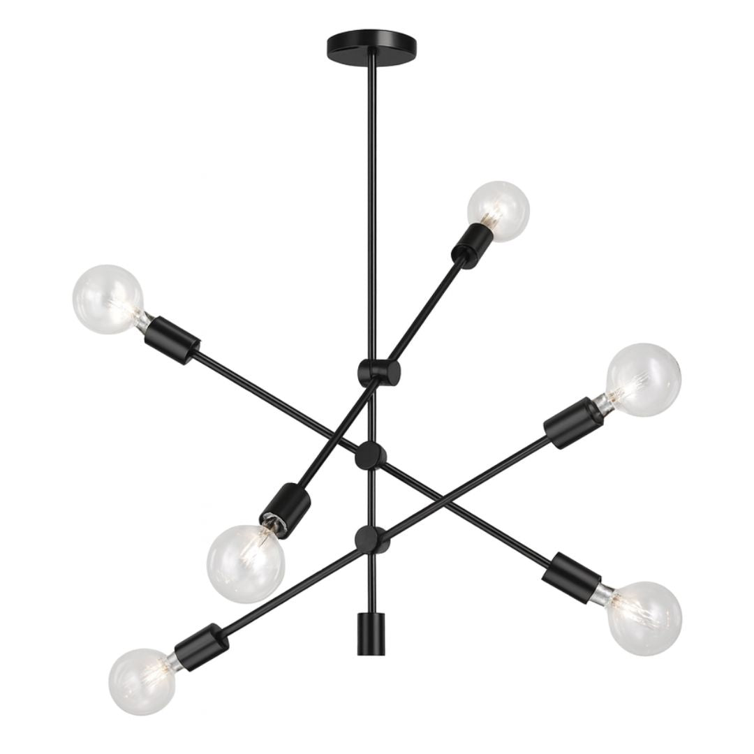 Lustre Luminária de Teto Sputnik Eternity (06 lâmpadas)