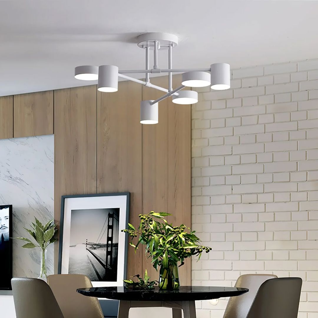 Lustre Luminária de Teto Sputnik Próton (06 lâmpadas) - Decors