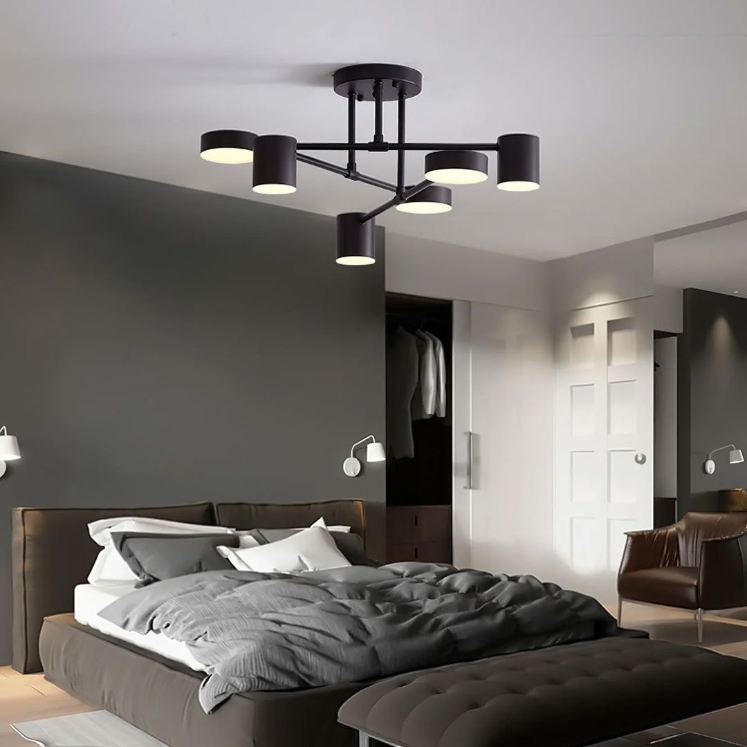 Lustre Luminária de Teto Sputnik Próton (06 lâmpadas) - Decors
