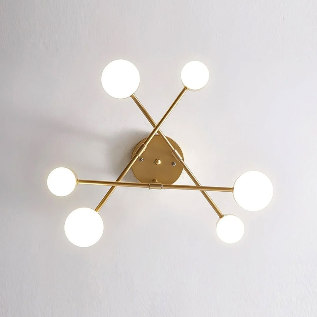 Lustre Luminária de Teto Sputnik Próton (06 lâmpadas) - Decors