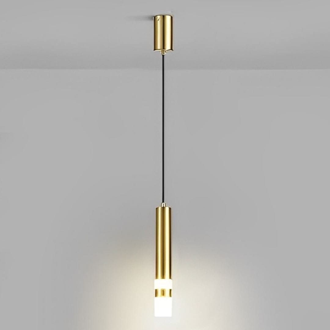 Lustre Pendente Minimalista Linear em Led