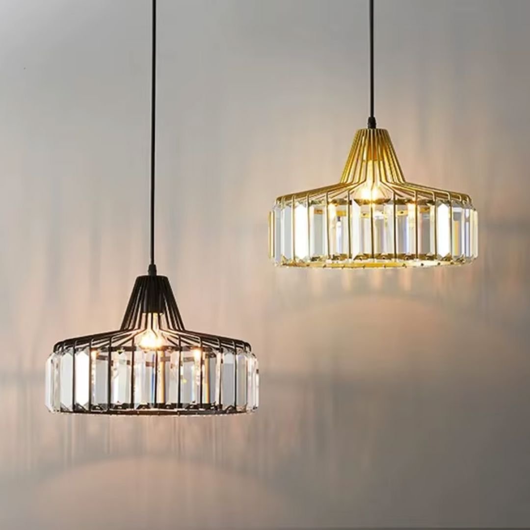Lustre Pendente de Luxo Clarté em Crystal K9 - Decors