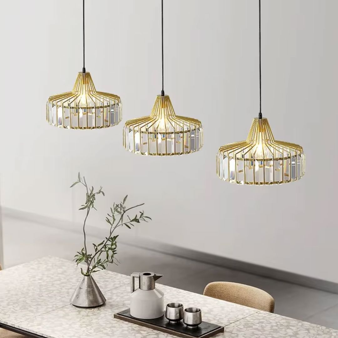 Lustre Pendente de Luxo Clarté em Crystal K9
