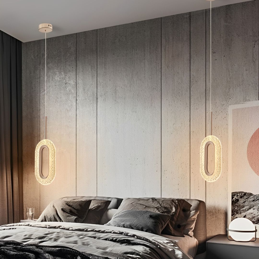 Lustre Pendente de Luxo Cristal Oval
