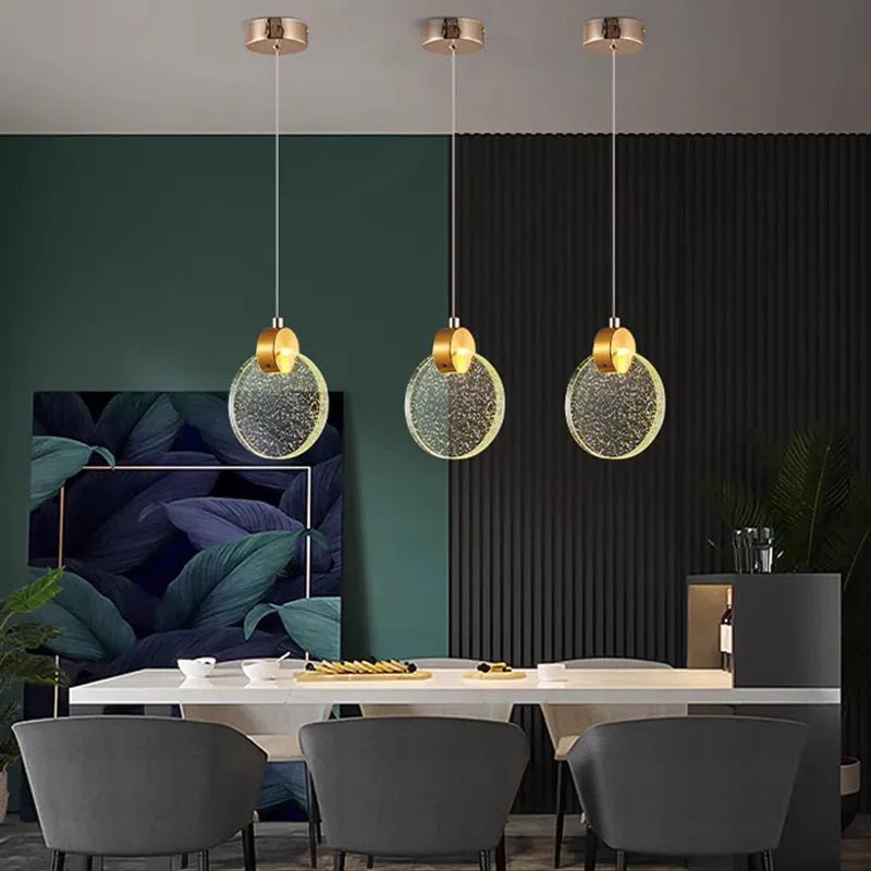 Lustre Pendente de Luxo Crystals Circular - Decors