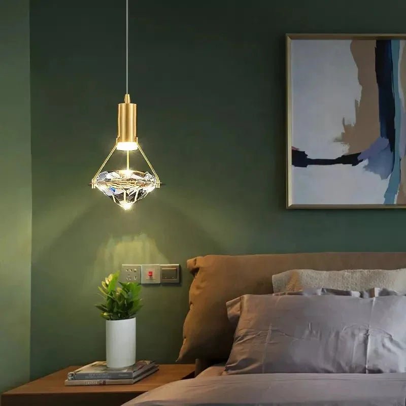 Lustre Pendente de Luxo Crystals Diamond - Decors