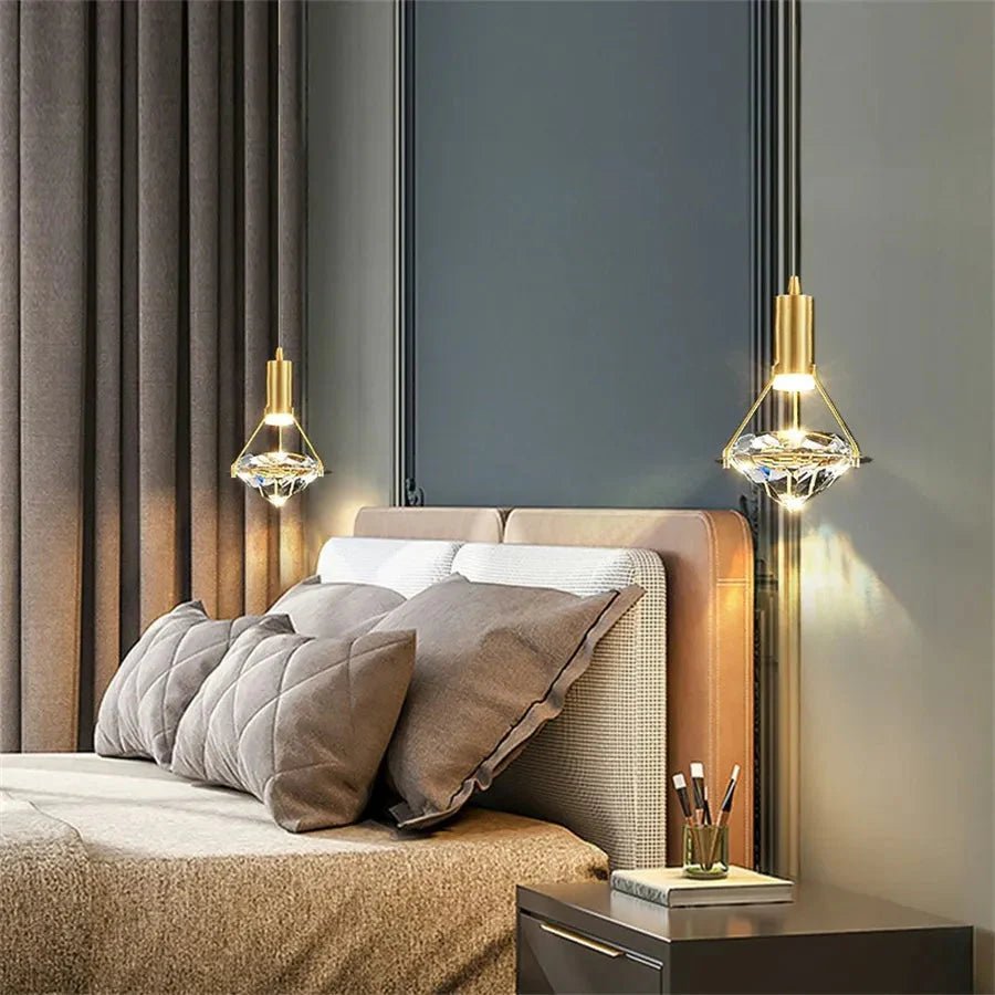 Lustre Pendente de Luxo Crystals Diamond - Decors