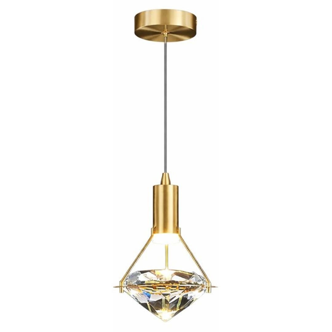 Lustre Pendente de Luxo Crystals Diamond - Decors