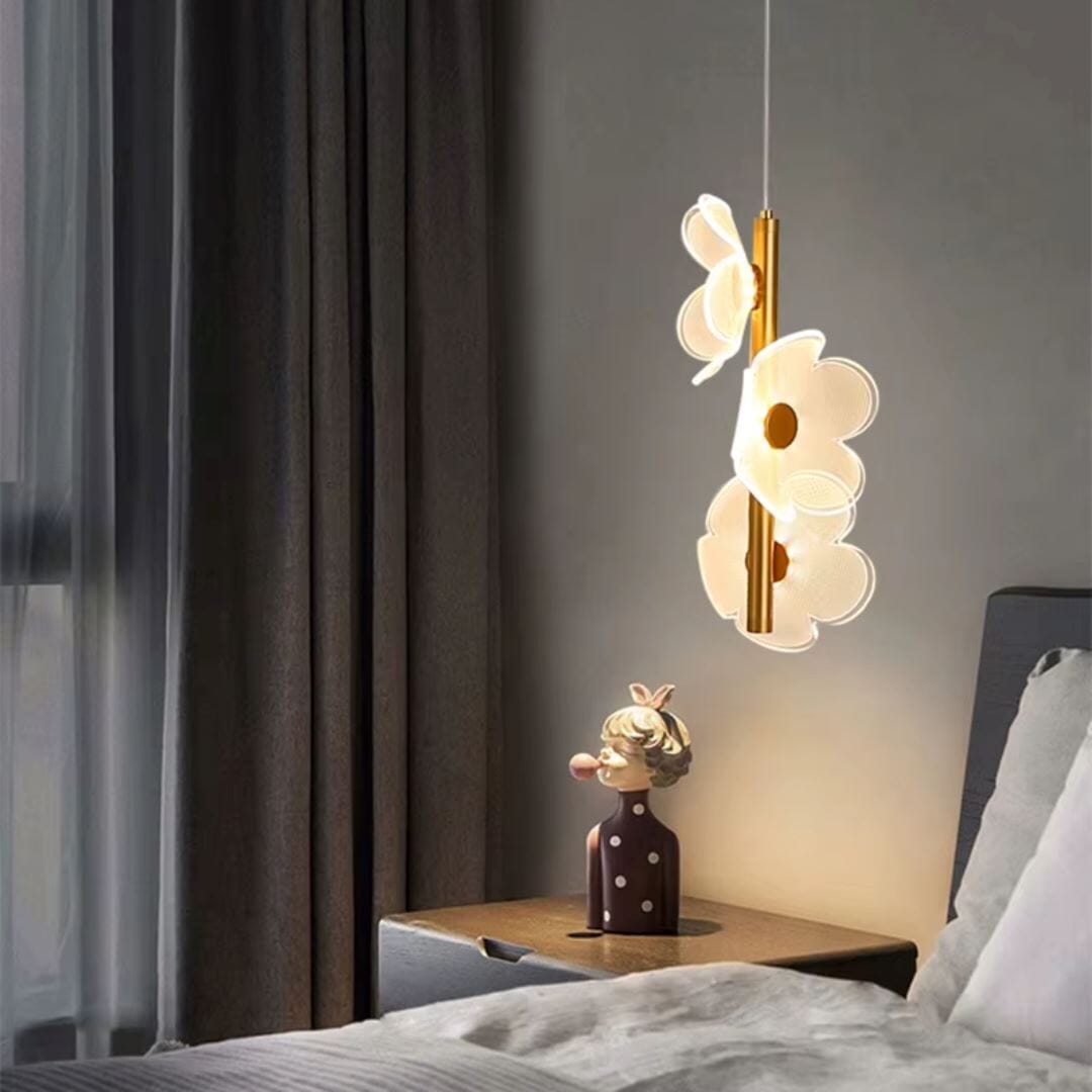 Lustre Pendente de Luxo Dainty Flowers 3 Tons