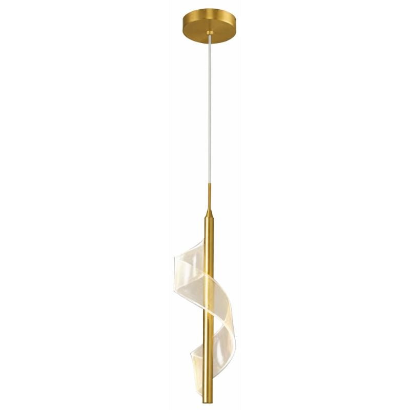 Lustre Pendente de Luxo em Espiral Acrílico - Decors