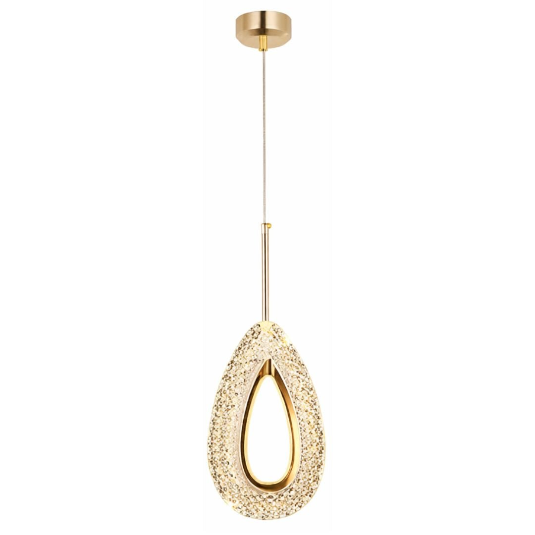 Lustre Pendente de Luxo em Gota Cristal - Decors