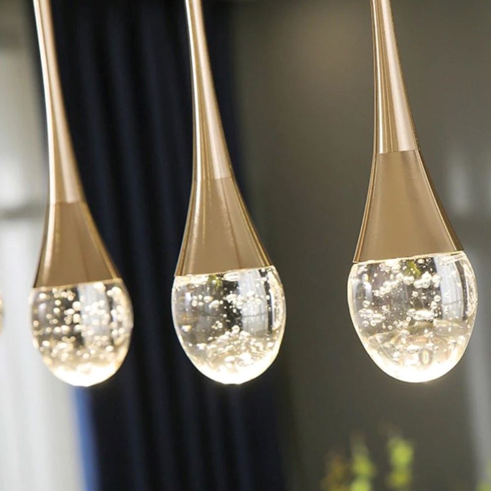 Lustre Pendente de Luxo em Gota Crystals - Decors
