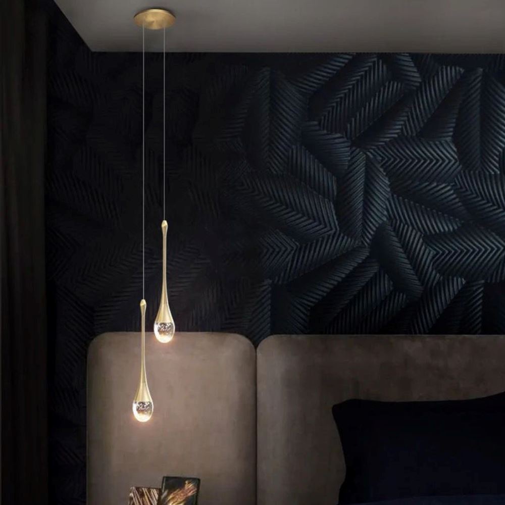 Lustre Pendente de Luxo em Gota Crystals - Decors