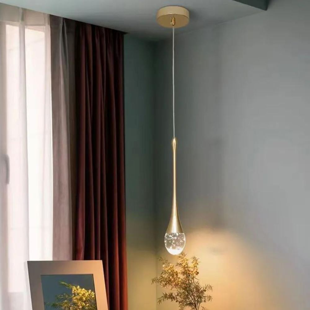 Lustre Pendente de Luxo em Gota Crystals - Decors