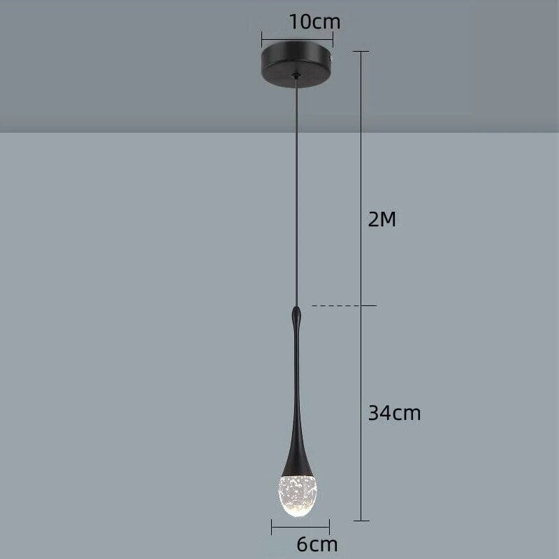 Lustre Pendente de Luxo em Gota Crystals - Decors