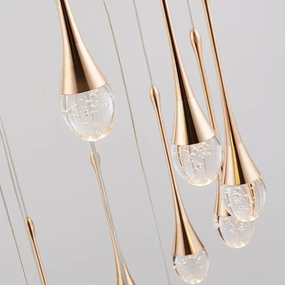 Lustre Pendente de Luxo em Gota Crystals - Decors