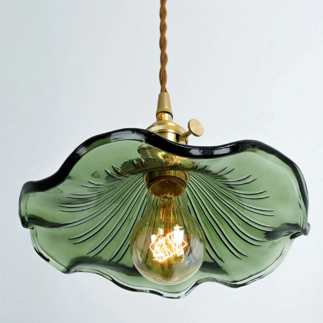 Lustre Pendente de Luxo Floral Vintage Retrô