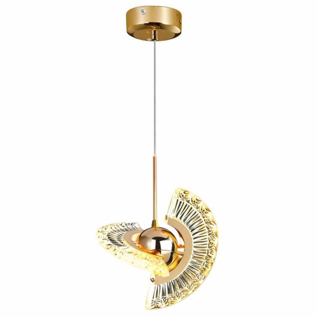 Lustre Pendente de Luxo Orbit Crystals 4 em 1 - Decors