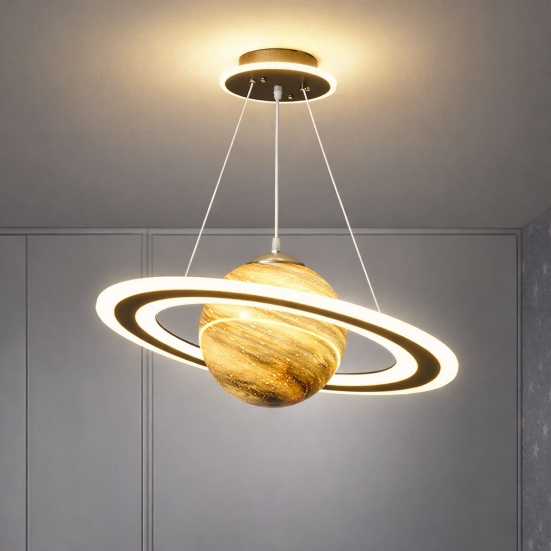 Lustre Pendente Decorativo Saturno