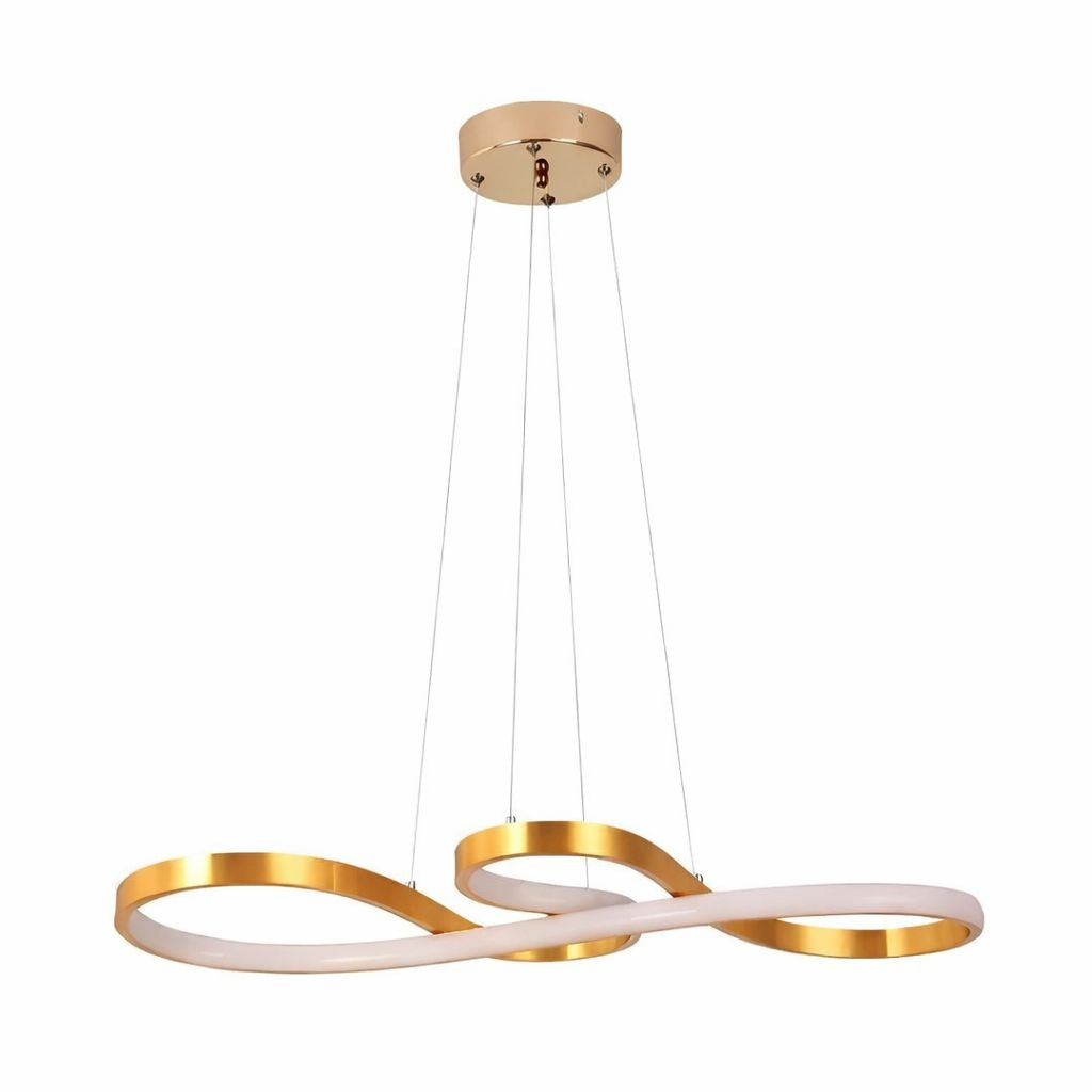 Lustre Pendente Enlace Infinity em Led