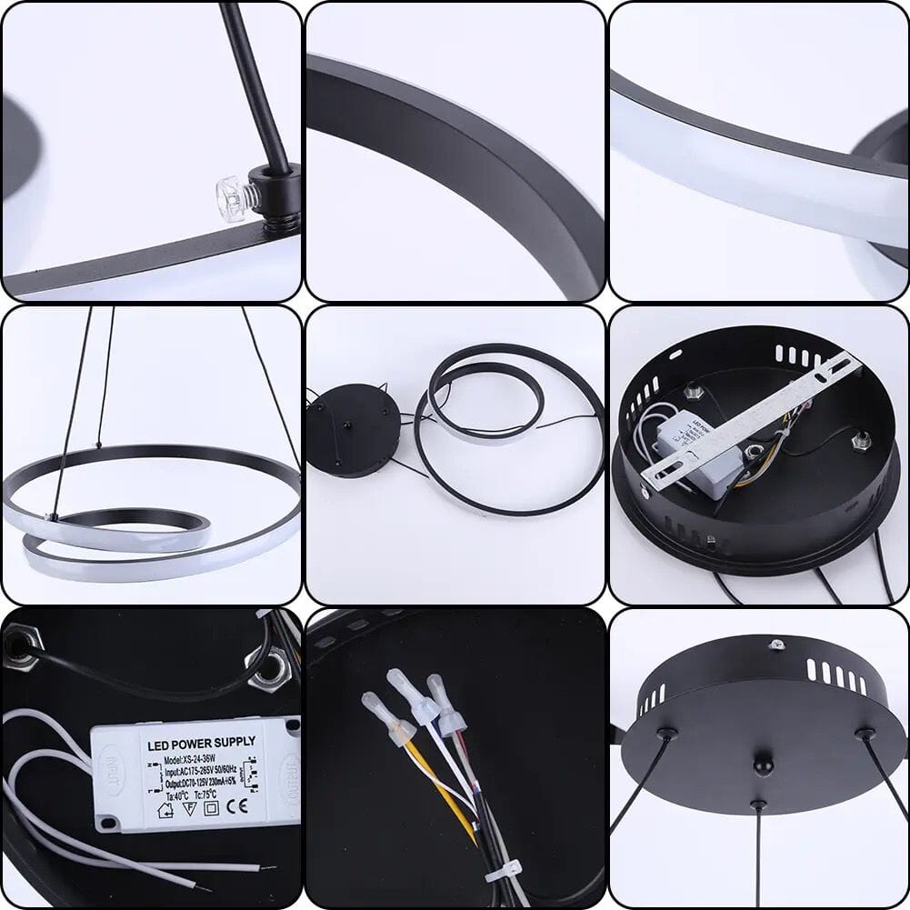 Lustre Pendente Entrelaço Circular Led - Decors