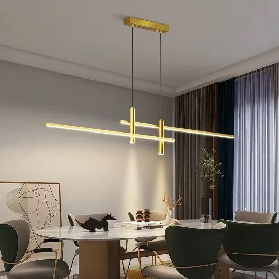 Lustre Pendente Linear Elegance em Led