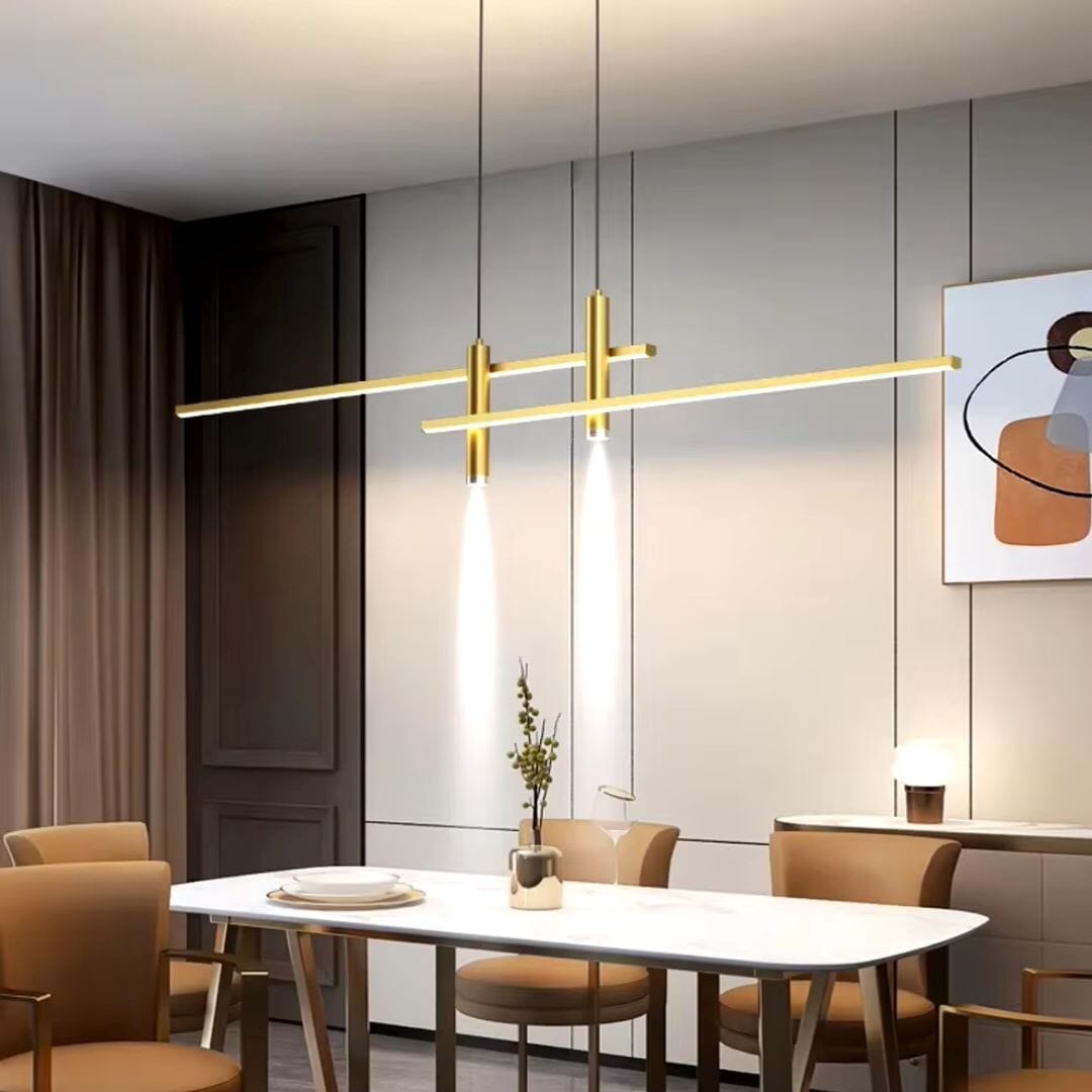 Lustre Pendente Linear Elegance em Led