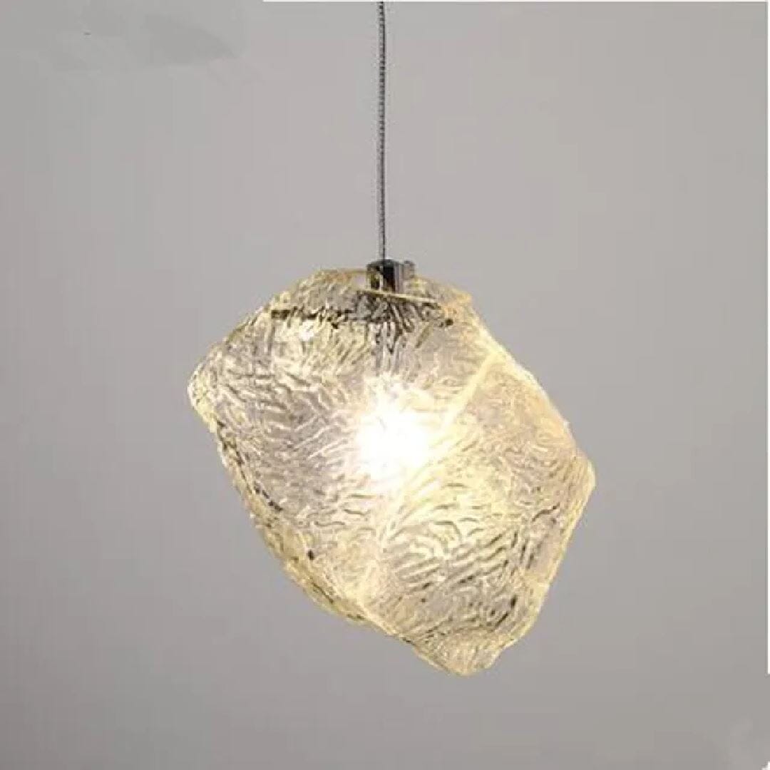 Lustre Pendente Luxuoso Cristal Elegance em Led