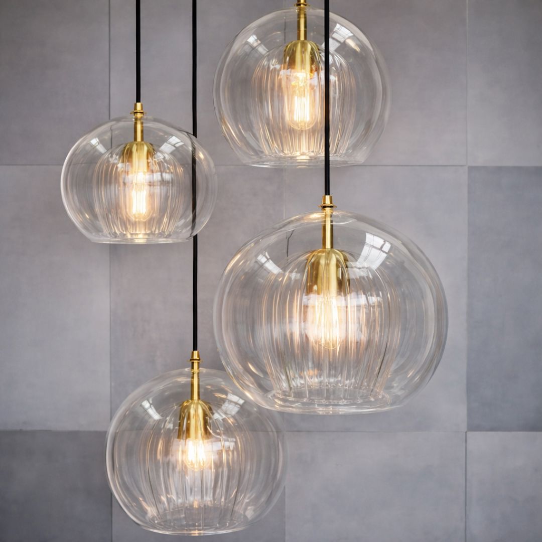 Lustre Pendente Luxuoso Vitreau