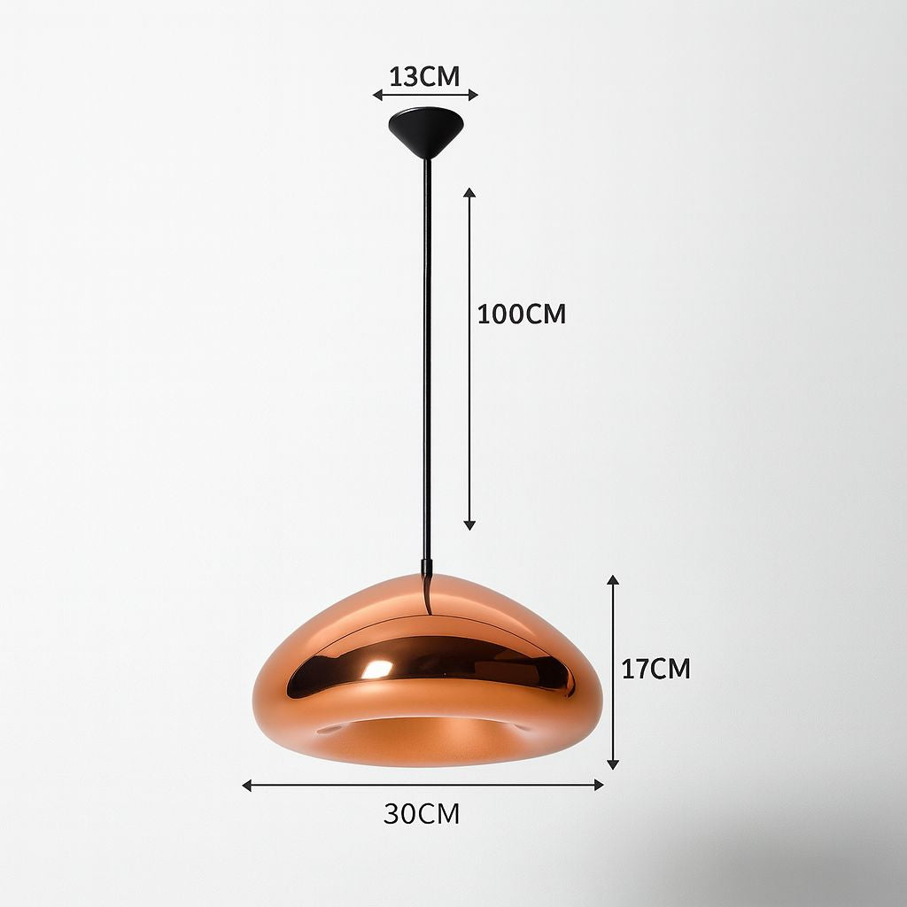 Lustre Pendente Luxuoso Void Luminous em Led 30cm