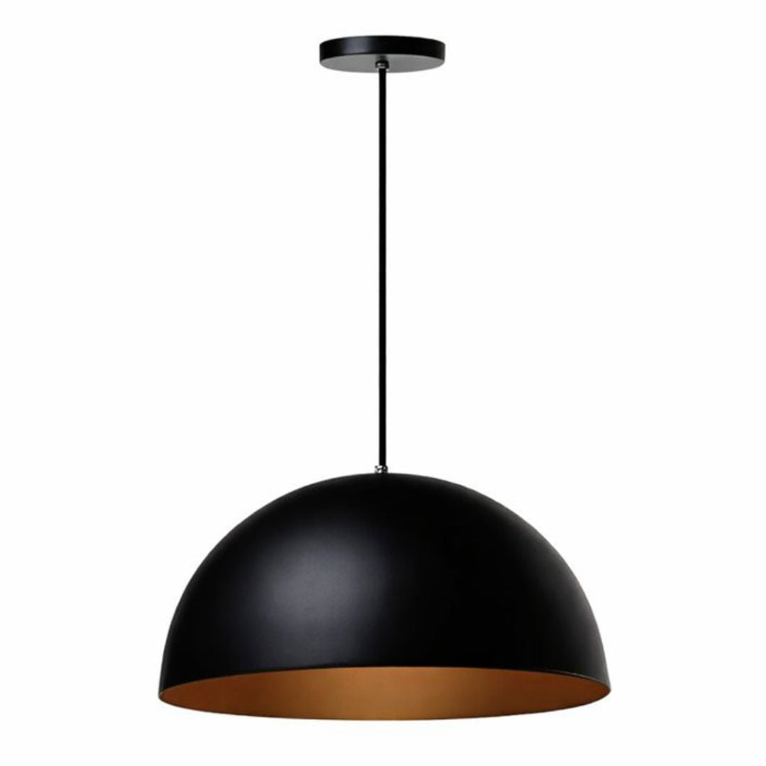 Lustre Pendente Meia Lua para Balcão Cozinha 40cm