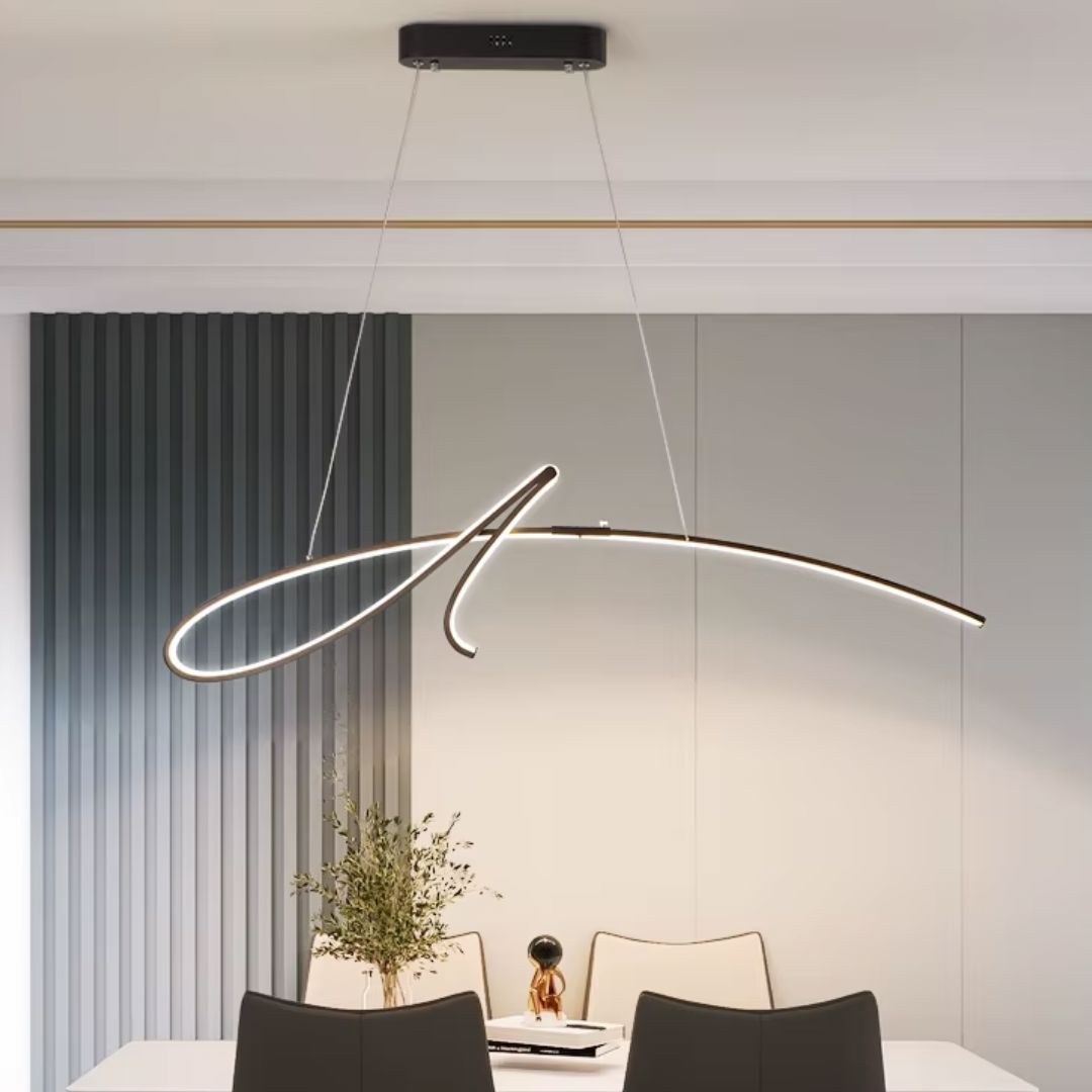 Lustre Pendente Minimalista Aura em Led