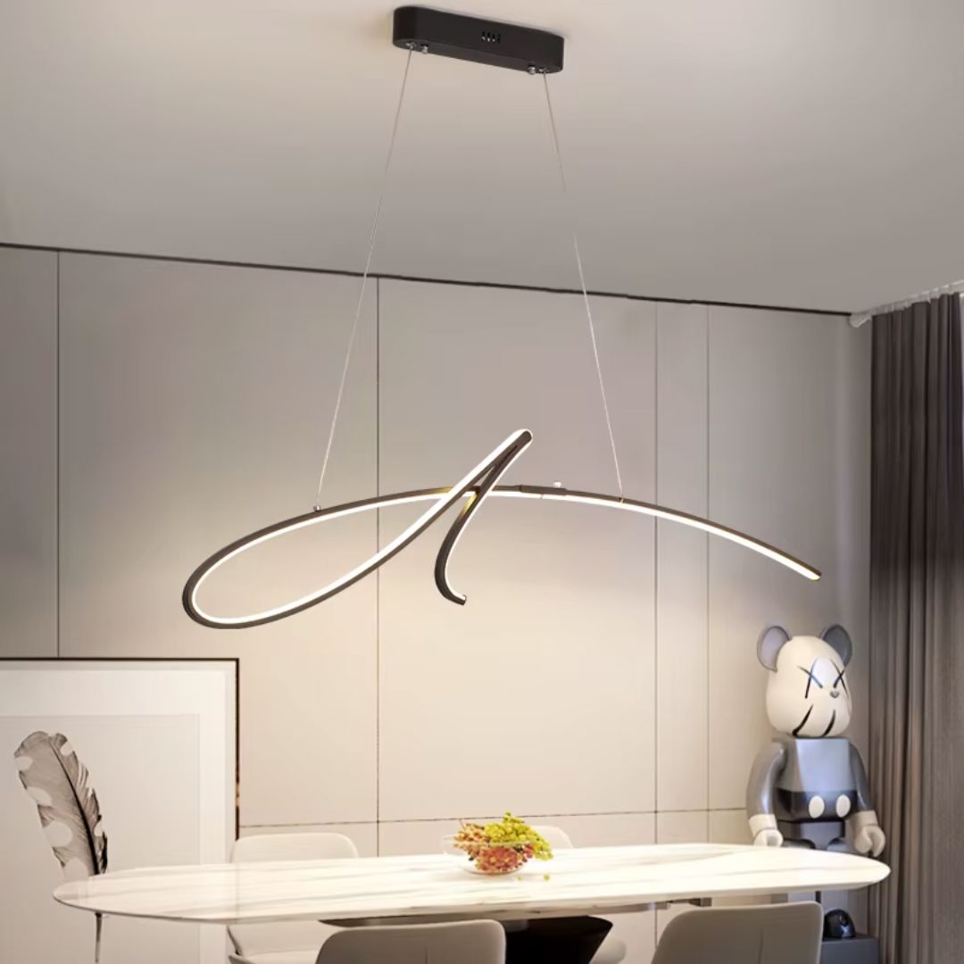 Lustre Pendente Minimalista Aura em Led