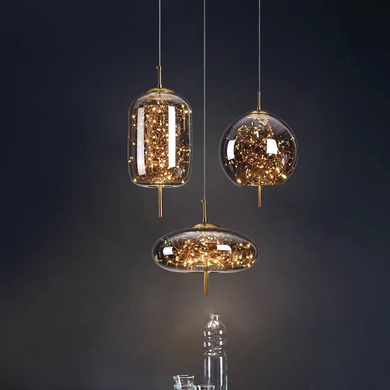 Lustre Pendente Nórdico Crystals Ceiling LED - Decors