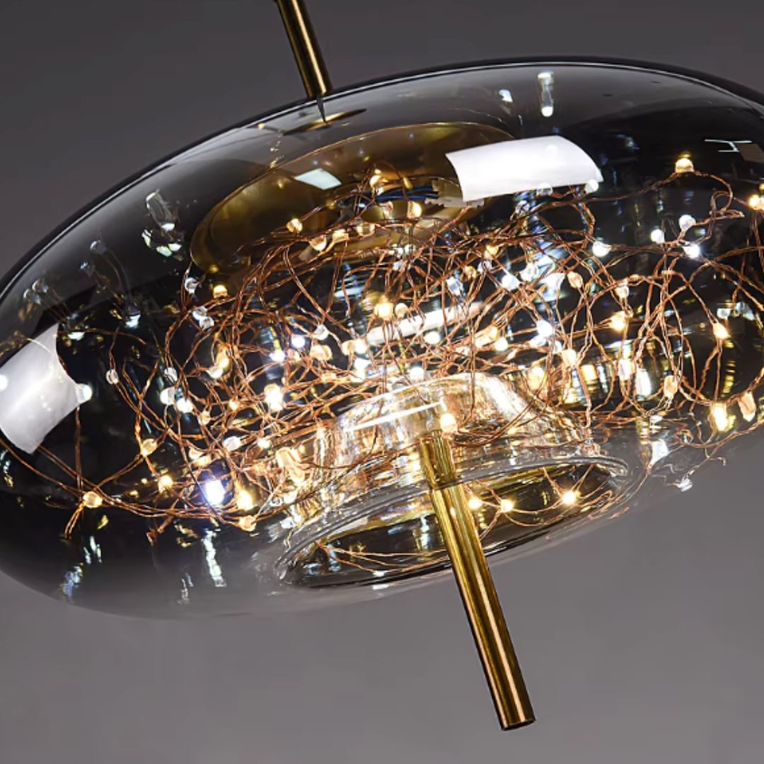 Lustre Pendente Nórdico Crystals Ceiling LED - Decors