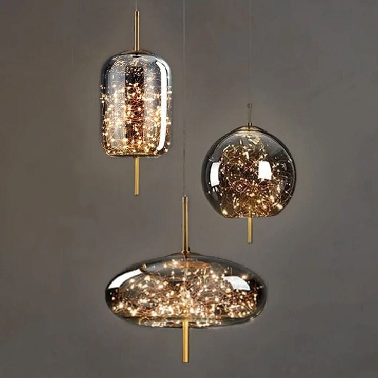 Lustre Pendente Nórdico Crystals Ceiling LED - Decors