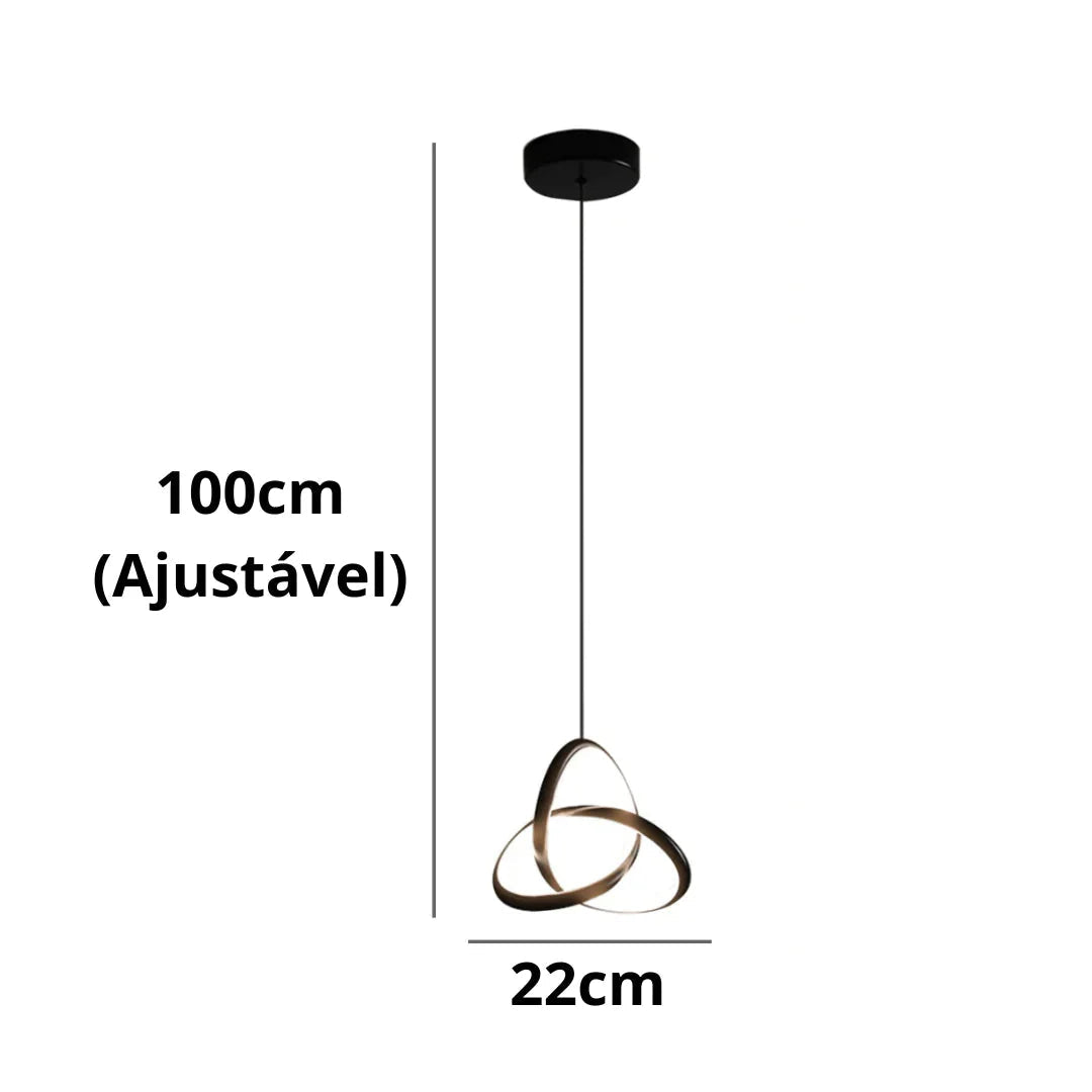 Lustre Pendente Nórdico Minimalista Eternal - Decors