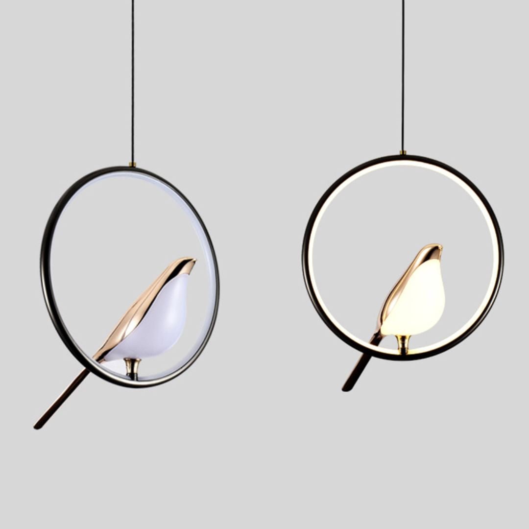 Lustre Pendente Pássaro Dourado - Decors