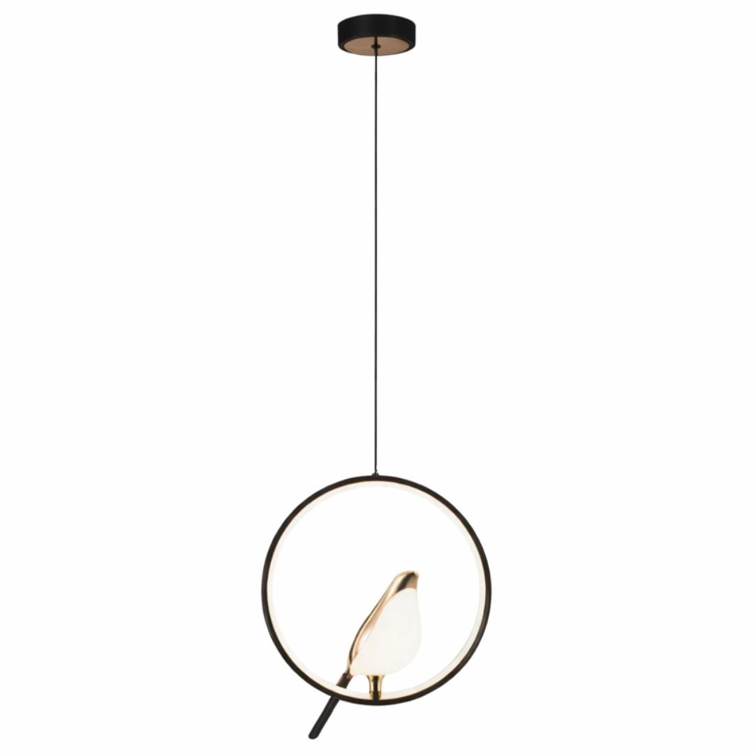 Lustre Pendente Pássaro Dourado - Decors