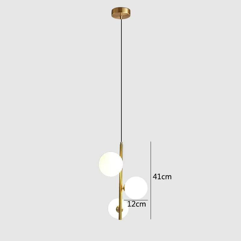 Lustre Pendente Sphere Orbit Triplo