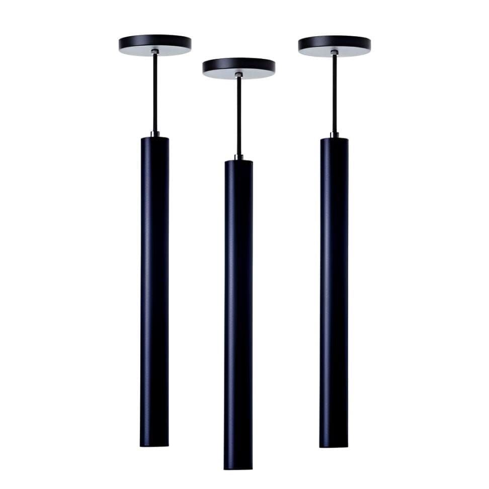 Lustre Pendente Tubo Cilindrico Lux (03 Unidades) - Decors