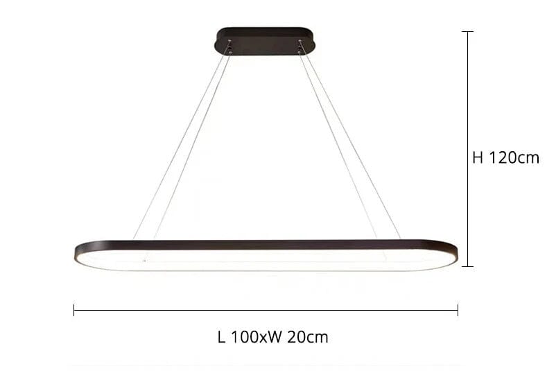 Lustre Pendente Vallbona com Controle Remoto para Cozinha Balcão - Decors