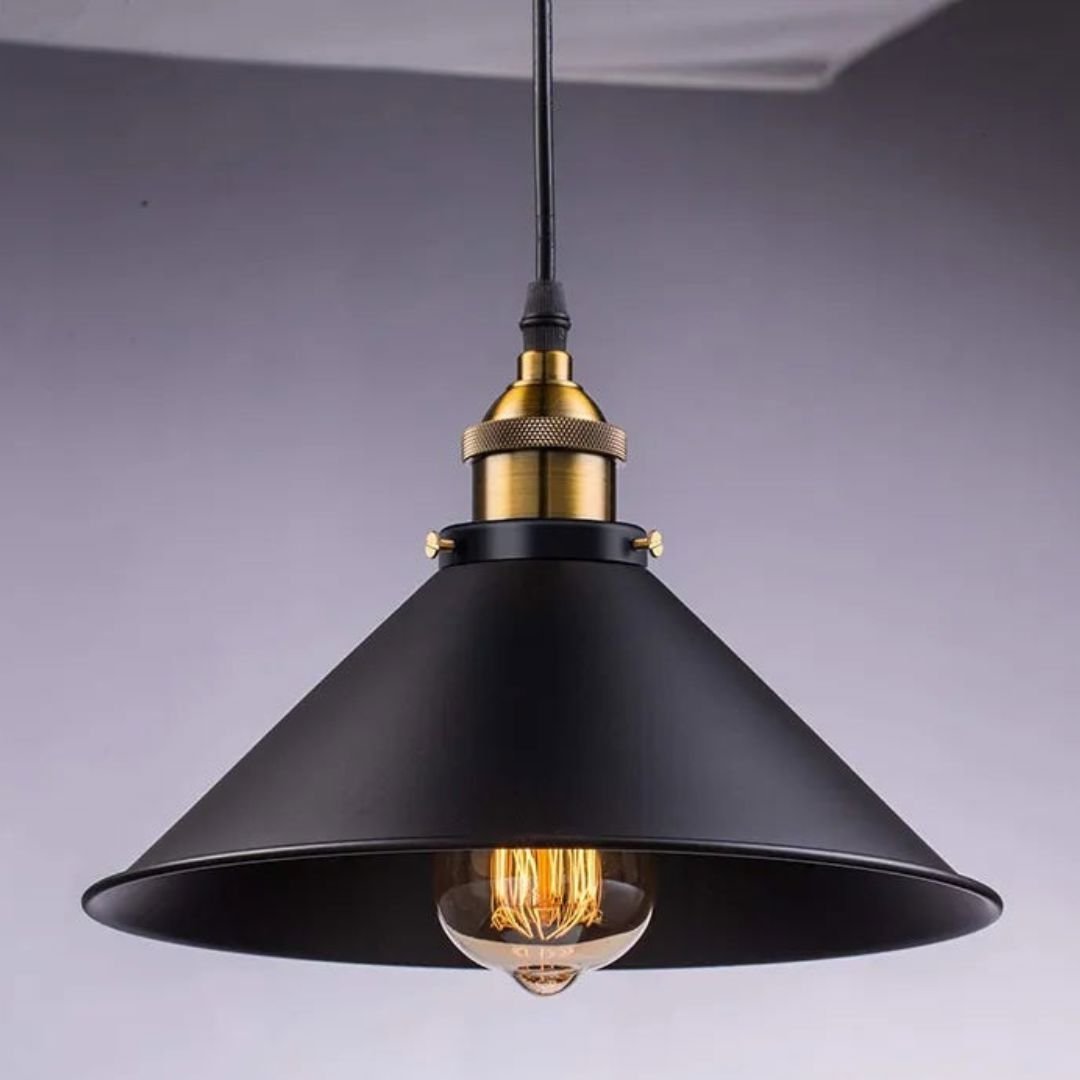 Lustre Pendente Vintage Retrô para Quarto Cozinha Balcão - Decors