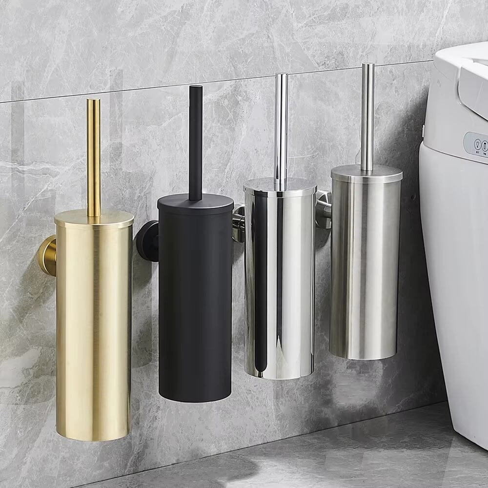 Suporte Limpador para Banheiro Pure Clean de Aço Inoxidável