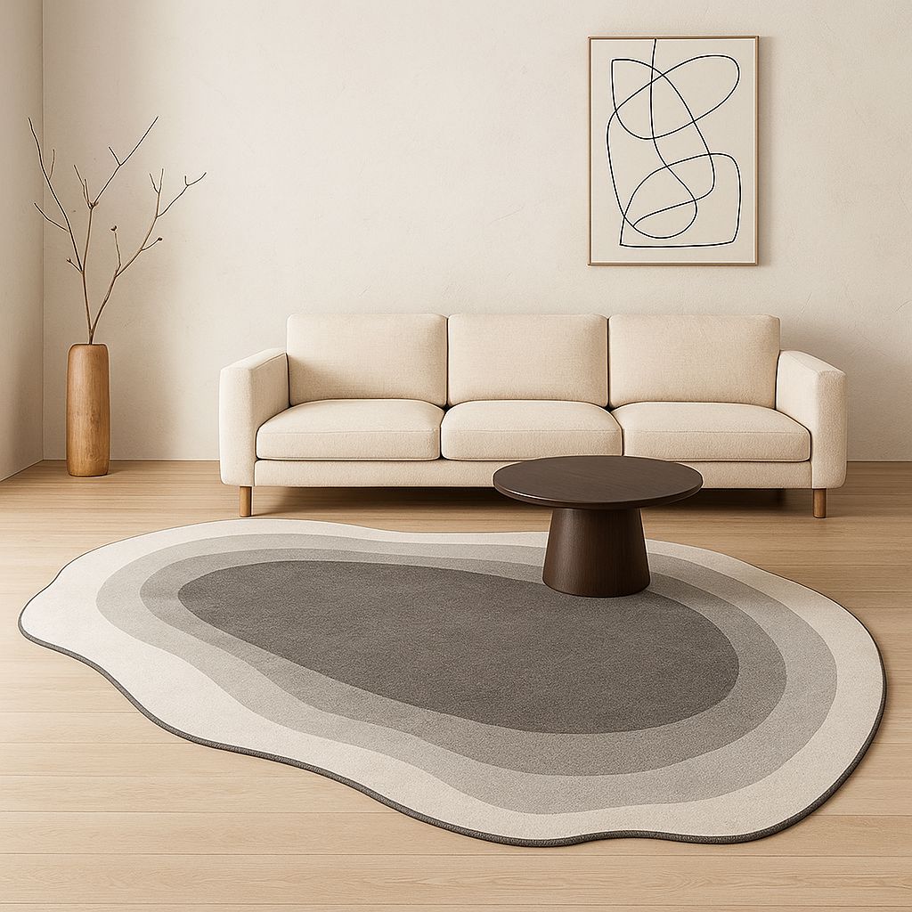 Tapete Decorativo Orgânico Abstrato Irregular para Sala - Dark - Decors