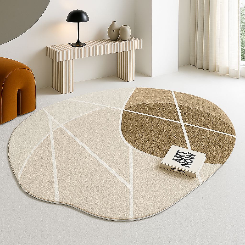 Tapete Decorativo Orgânico Abstrato Irregular para Sala - Dunnas - Decors