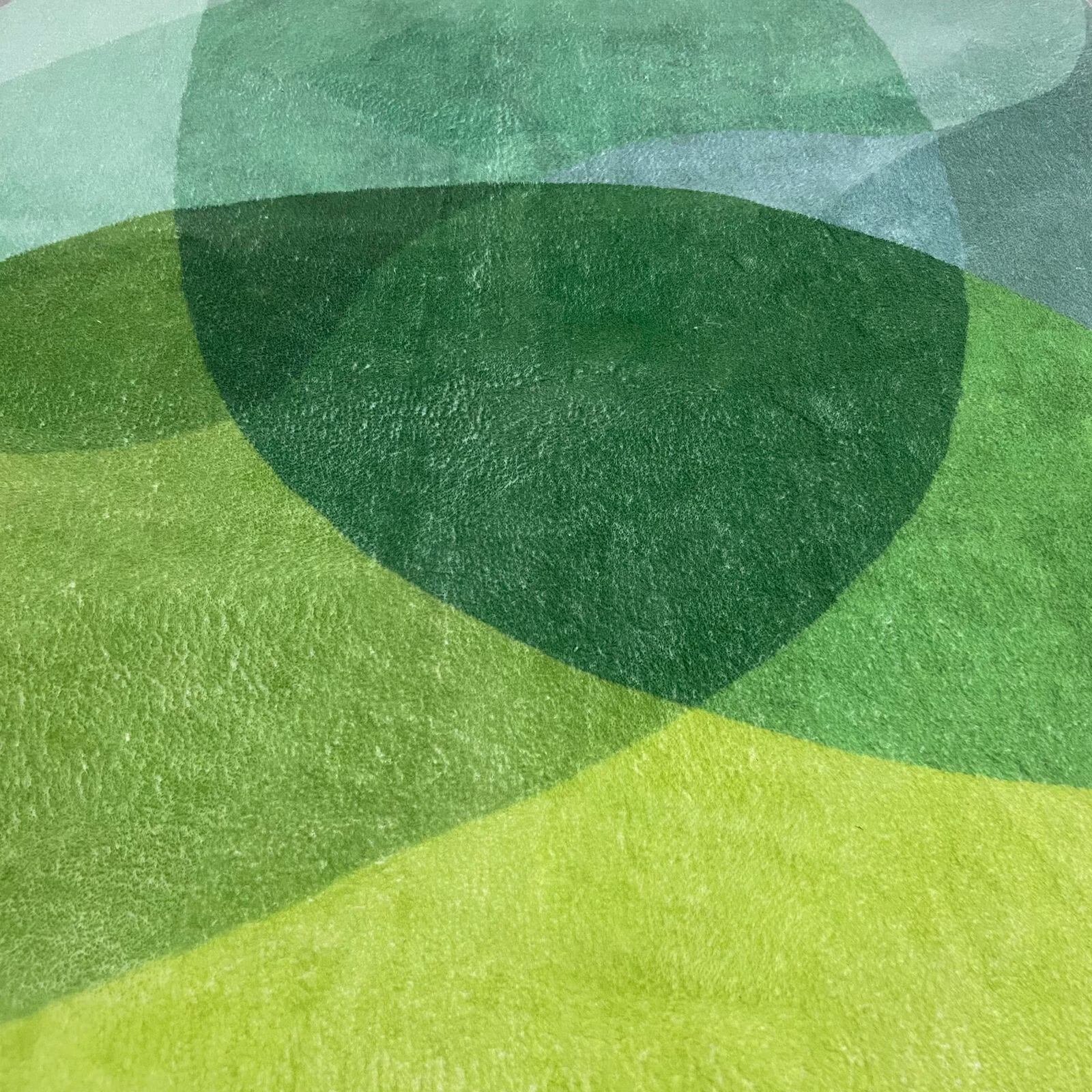 Tapete Decorativo Orgânico Abstrato Irregular para Sala - Mix Green - Decors