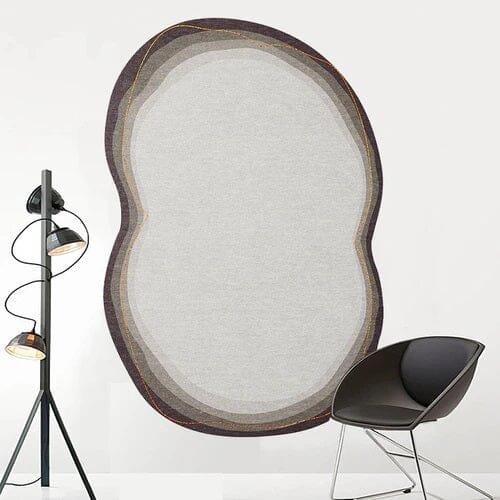 Tapete Decorativo Orgânico Abstrato Irregular para Sala - Mixture Marrom - Decors