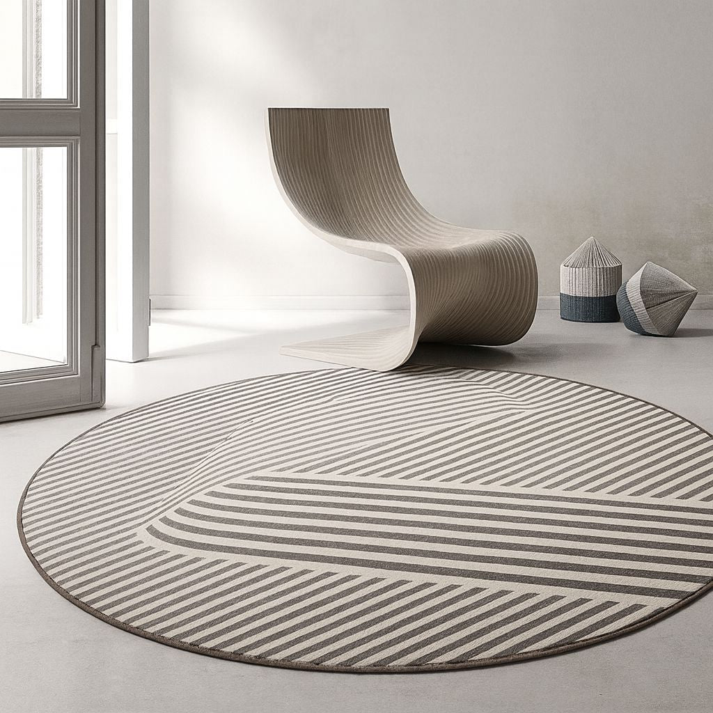 Tapete Decorativo Orgânico Redondo - Trace - Decors